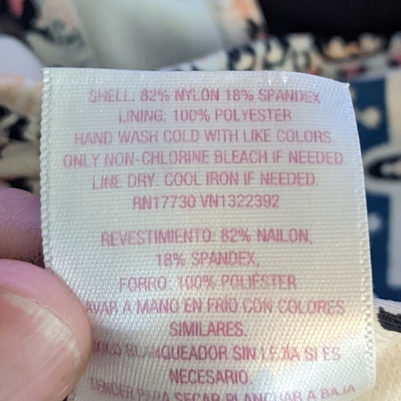 Xhilaration Baroque Pattern Swim Bikini Bottoms Sz L - Picture 6 of 6